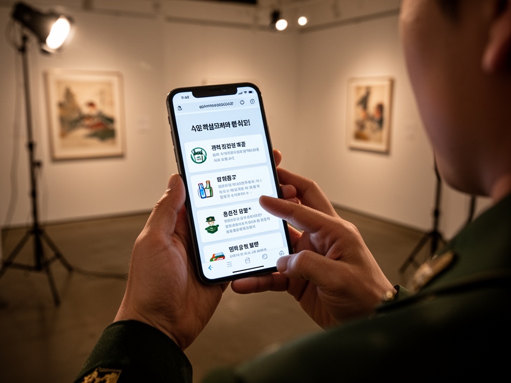 Hands checking a smartphone screen displaying age verification criteria for alcohol, military service, and civil service exams.