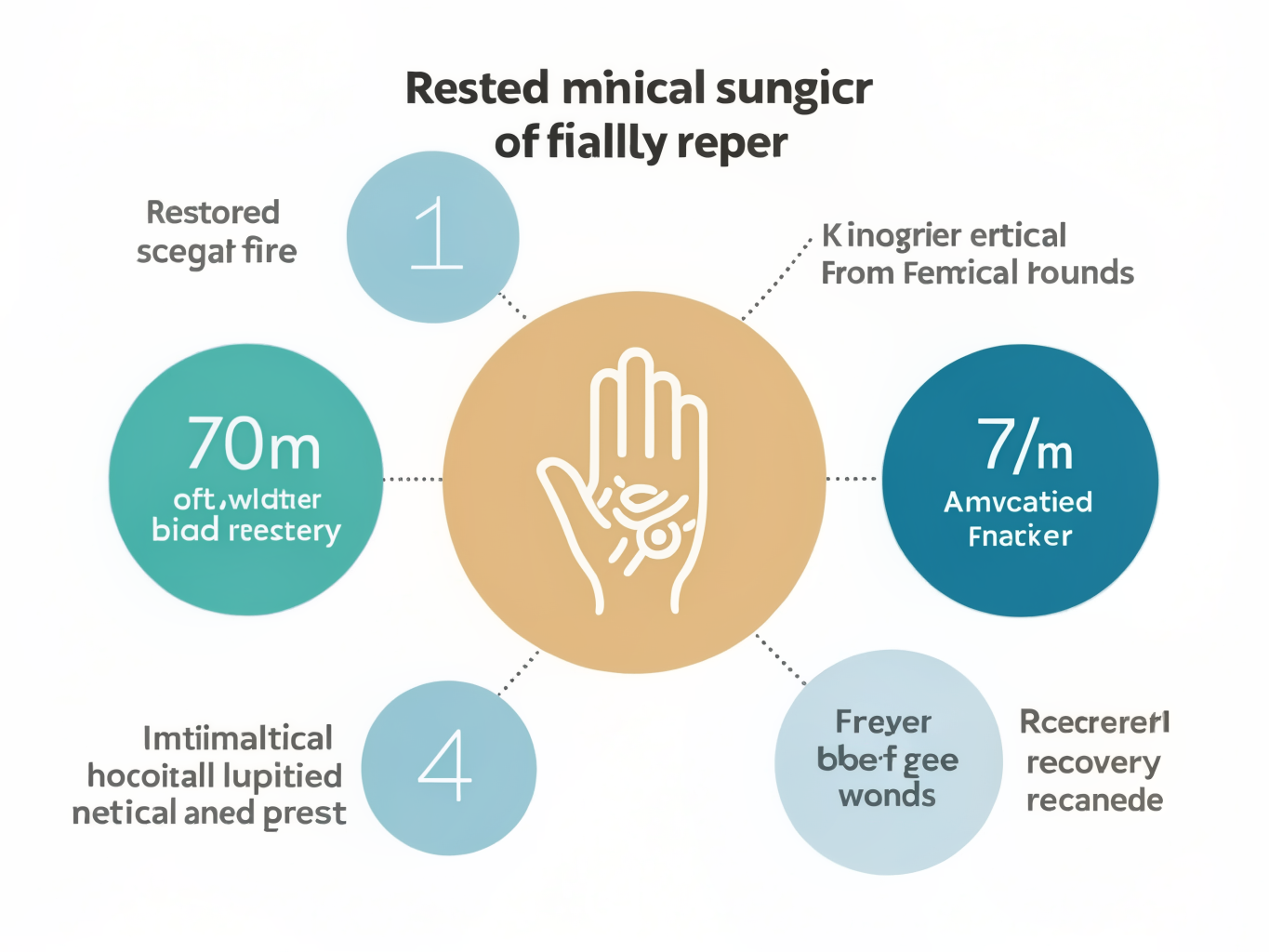 Healing hand with functional recovery showing restored finger mobility and sensation after timely surgical repair within critical 7-10 day window.