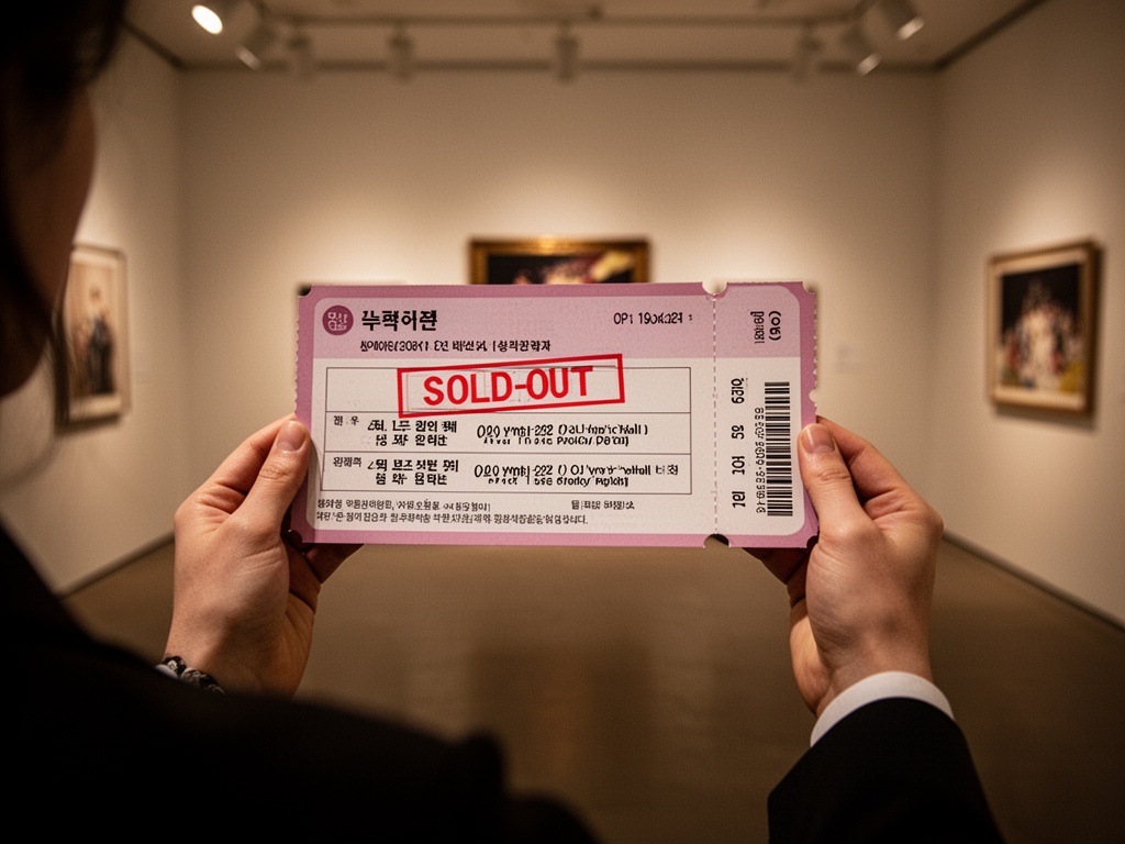 Sold-out concert ticket confirmation screen showing all three nights at Olympic Hall instantly depleted after presale opening.
